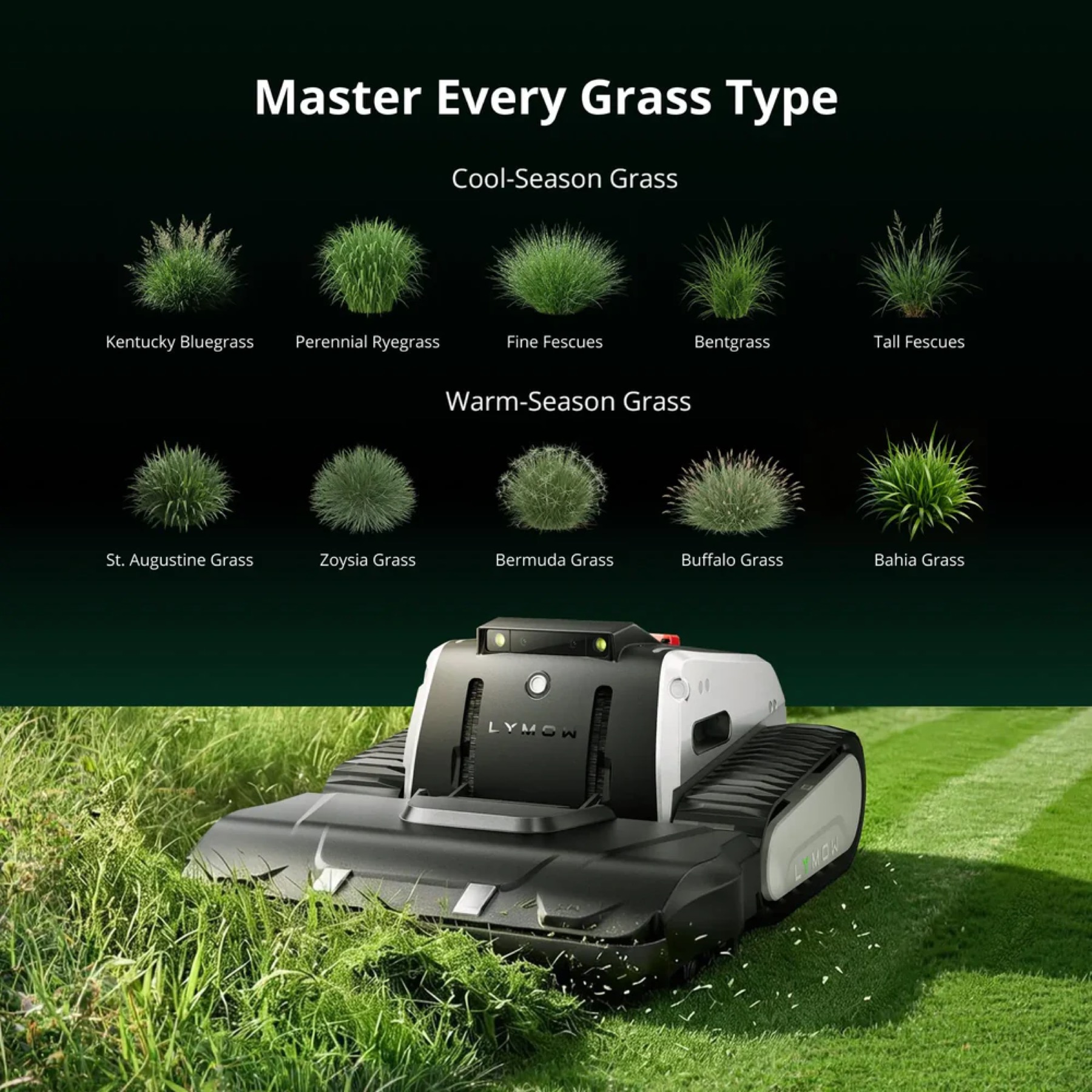 Lymow One Plus grass type compatibility image